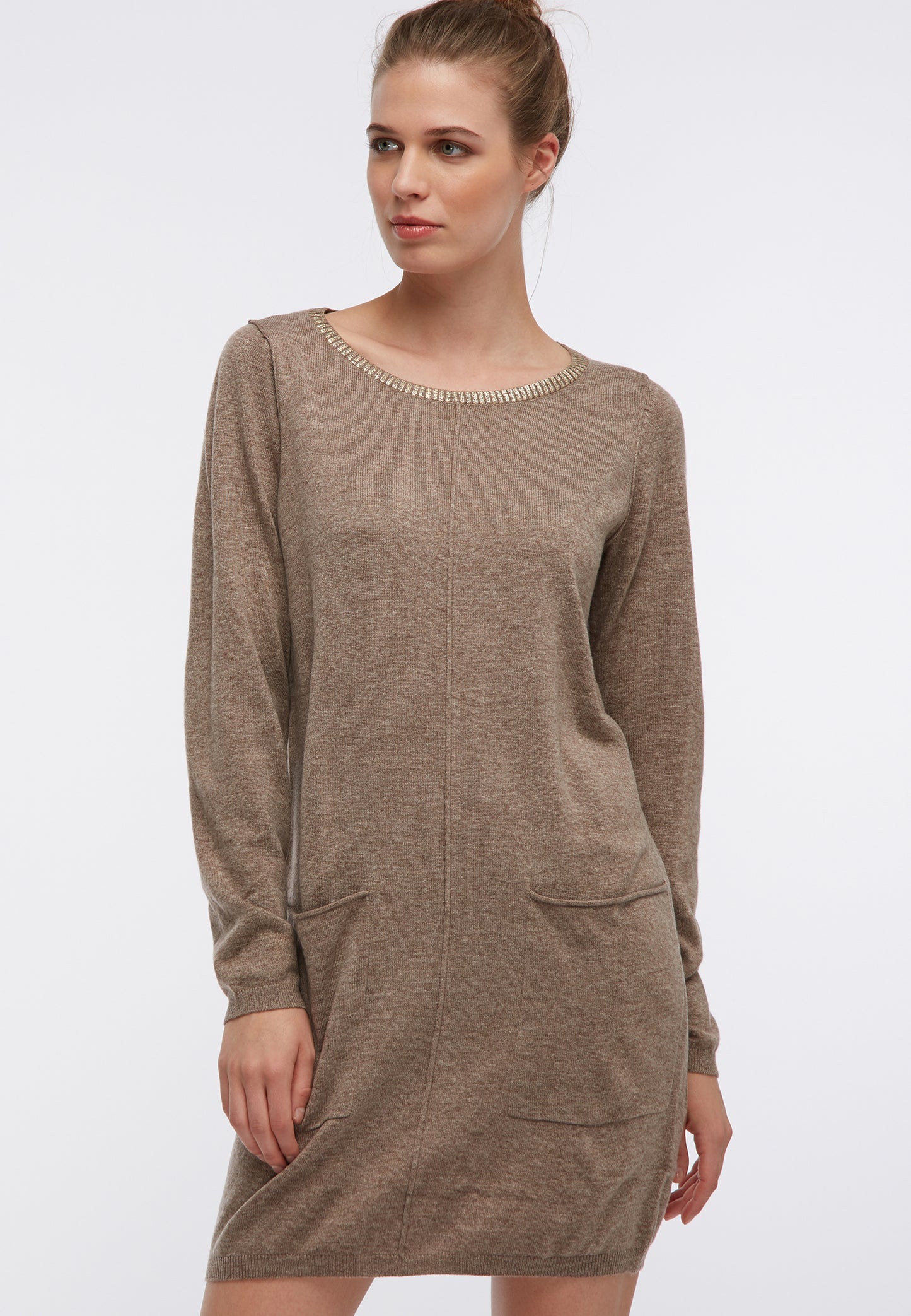 DreiMaster Women's Strickkleid