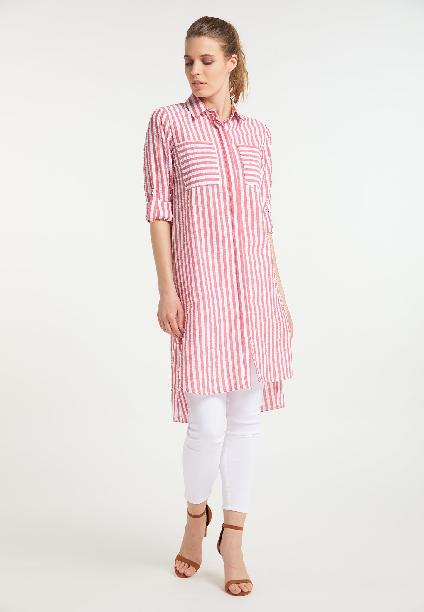 DreiMaster Maritim Damen-Hemdblusenkleid