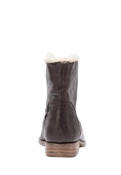DreiMaster Vintage Damen weiche Lederstiefeletten