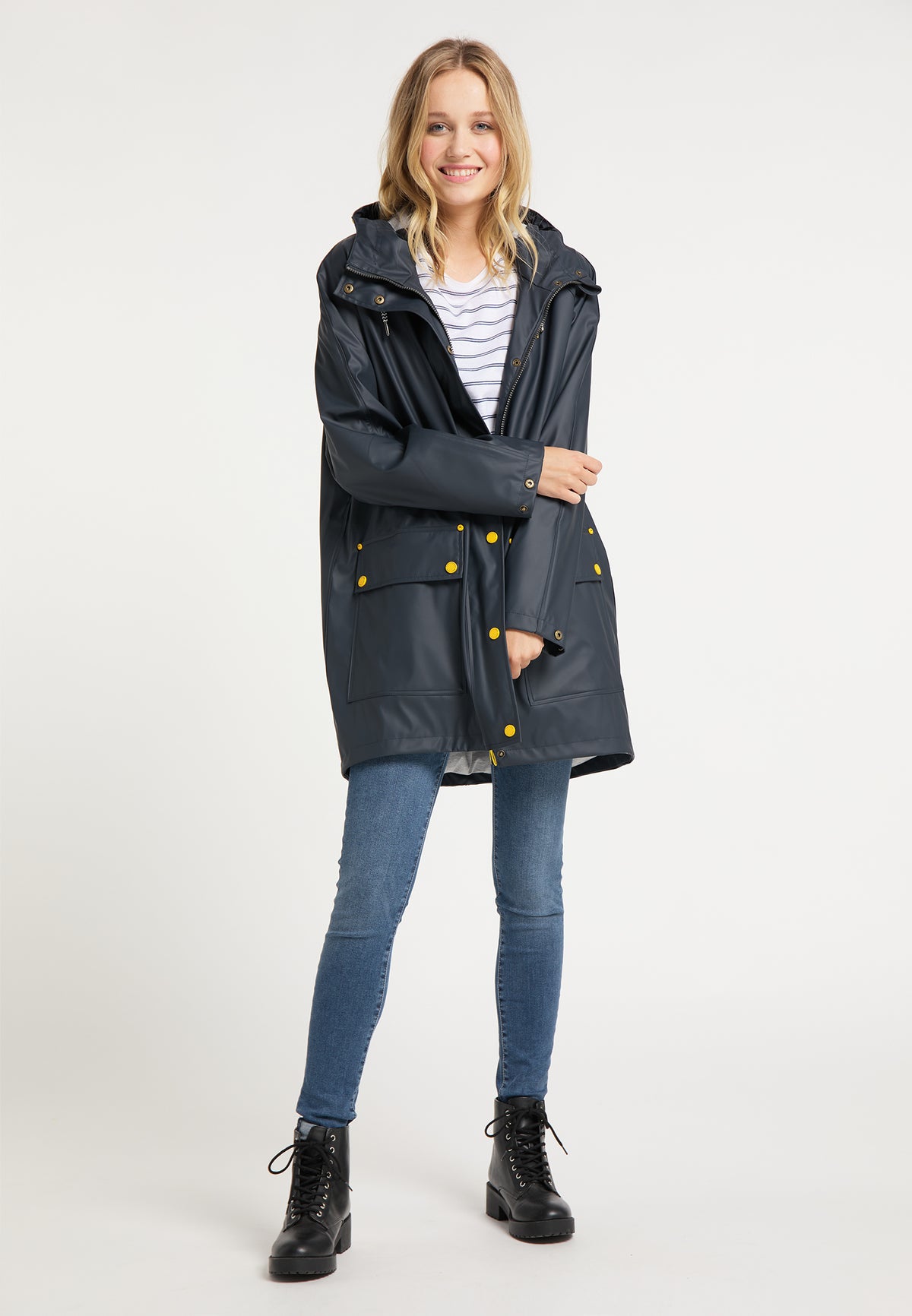 Schmuddelwedda Women's Oversize Regenmantel