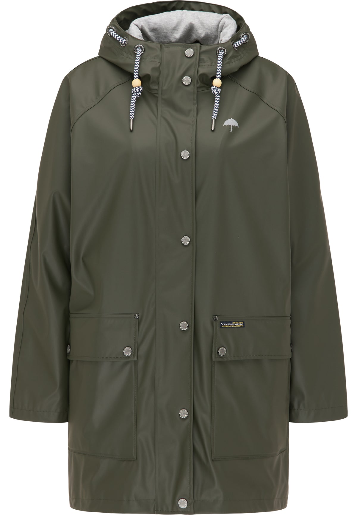 Schmuddelwedda Women's Oversize Regenmantel
