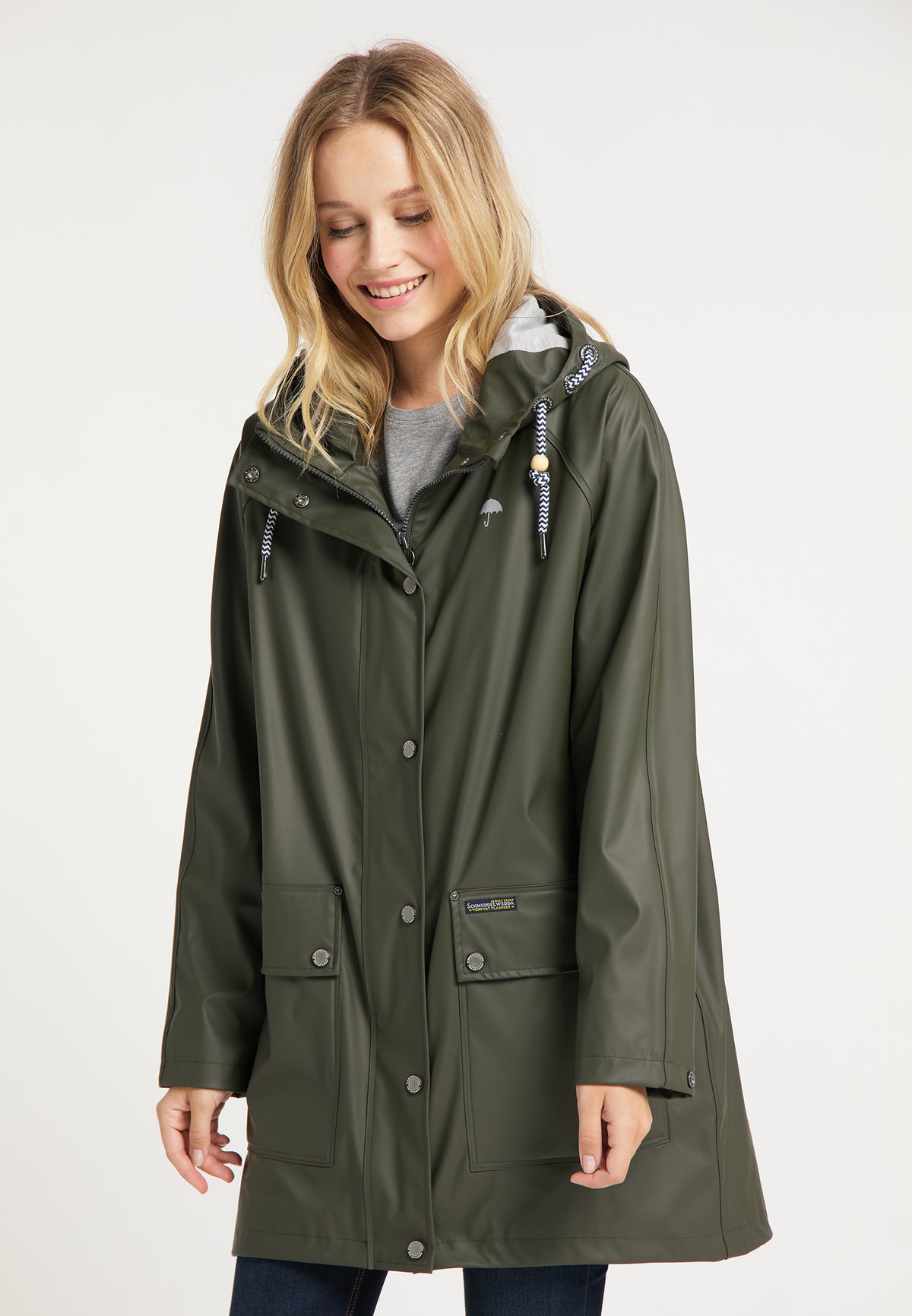Schmuddelwedda Women's Oversize Regenmantel