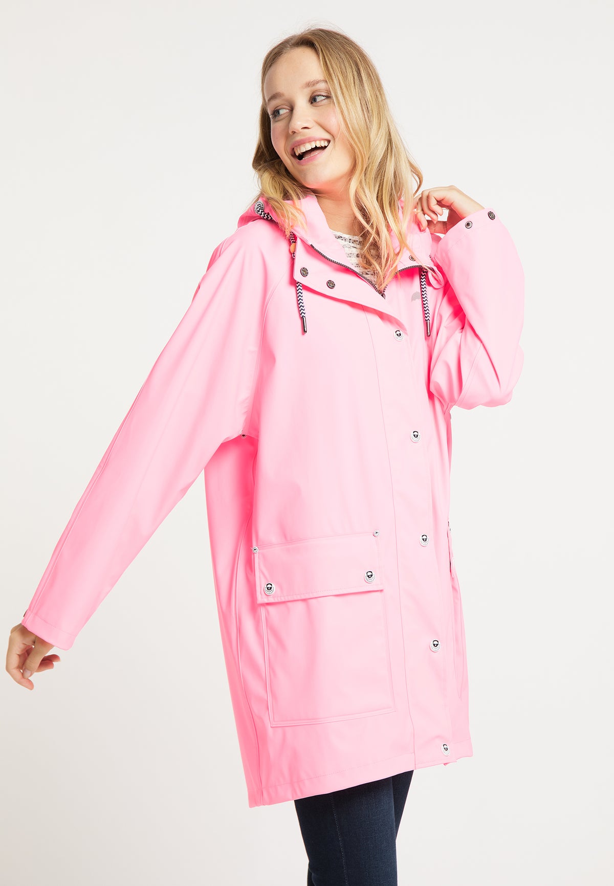 Schmuddelwedda Women's Oversize Regenmantel
