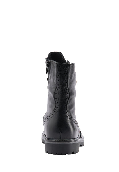DreiMaster Vintage Damen Weiche Lederstiefeletten