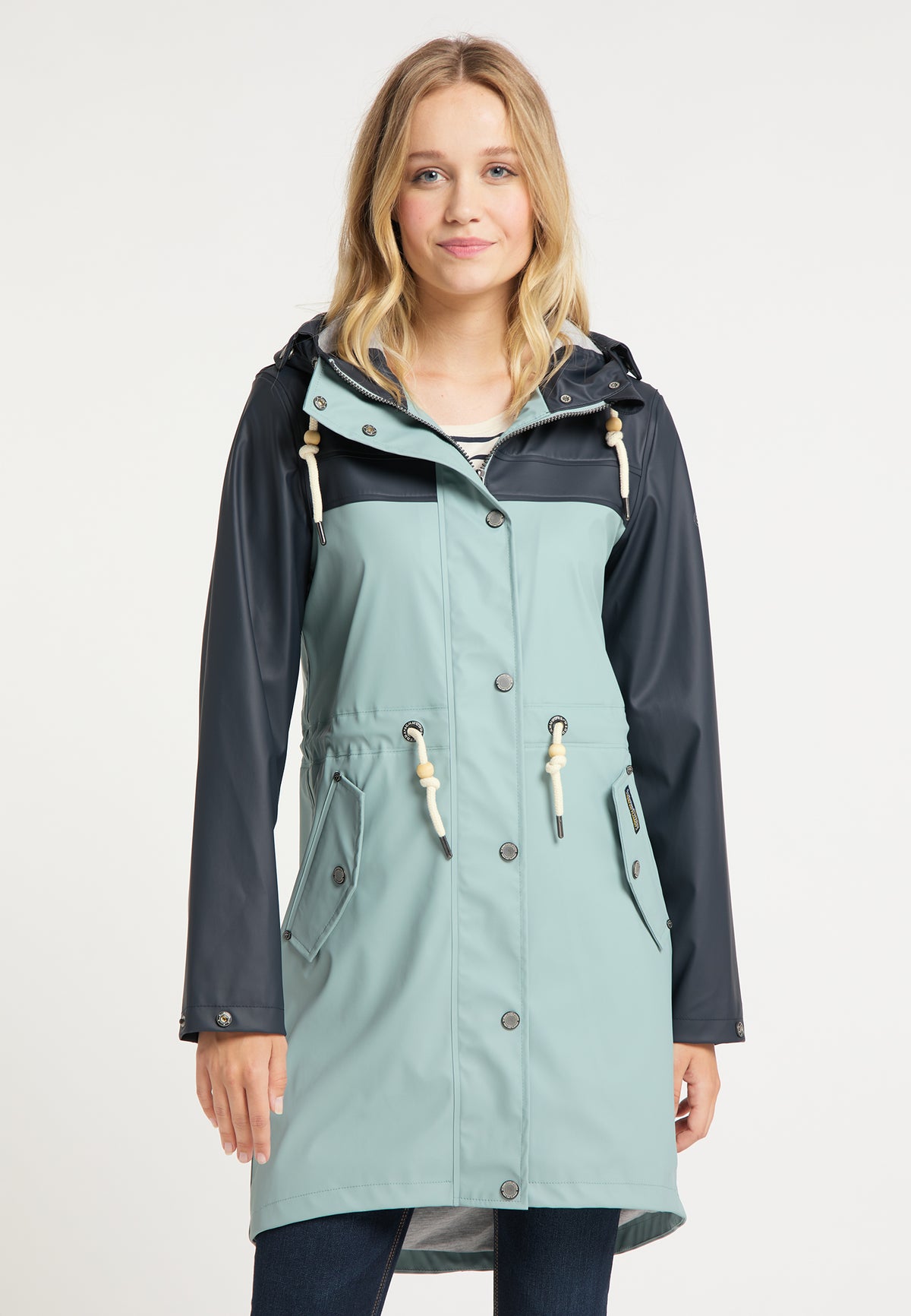 Schmuddelwedda Damen Regenmantel