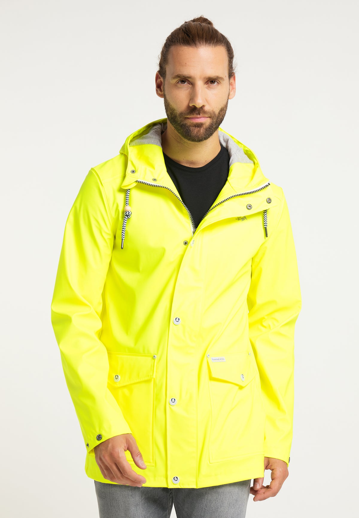 Schmuddelwedda Men's Neonfarbene Regenjacke