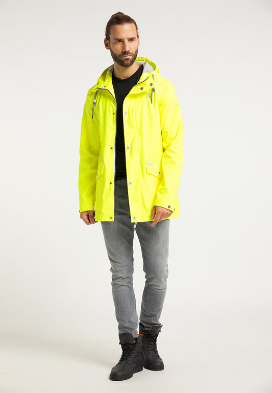 Schmuddelwedda Herren Neonfarbene Regenjacke
