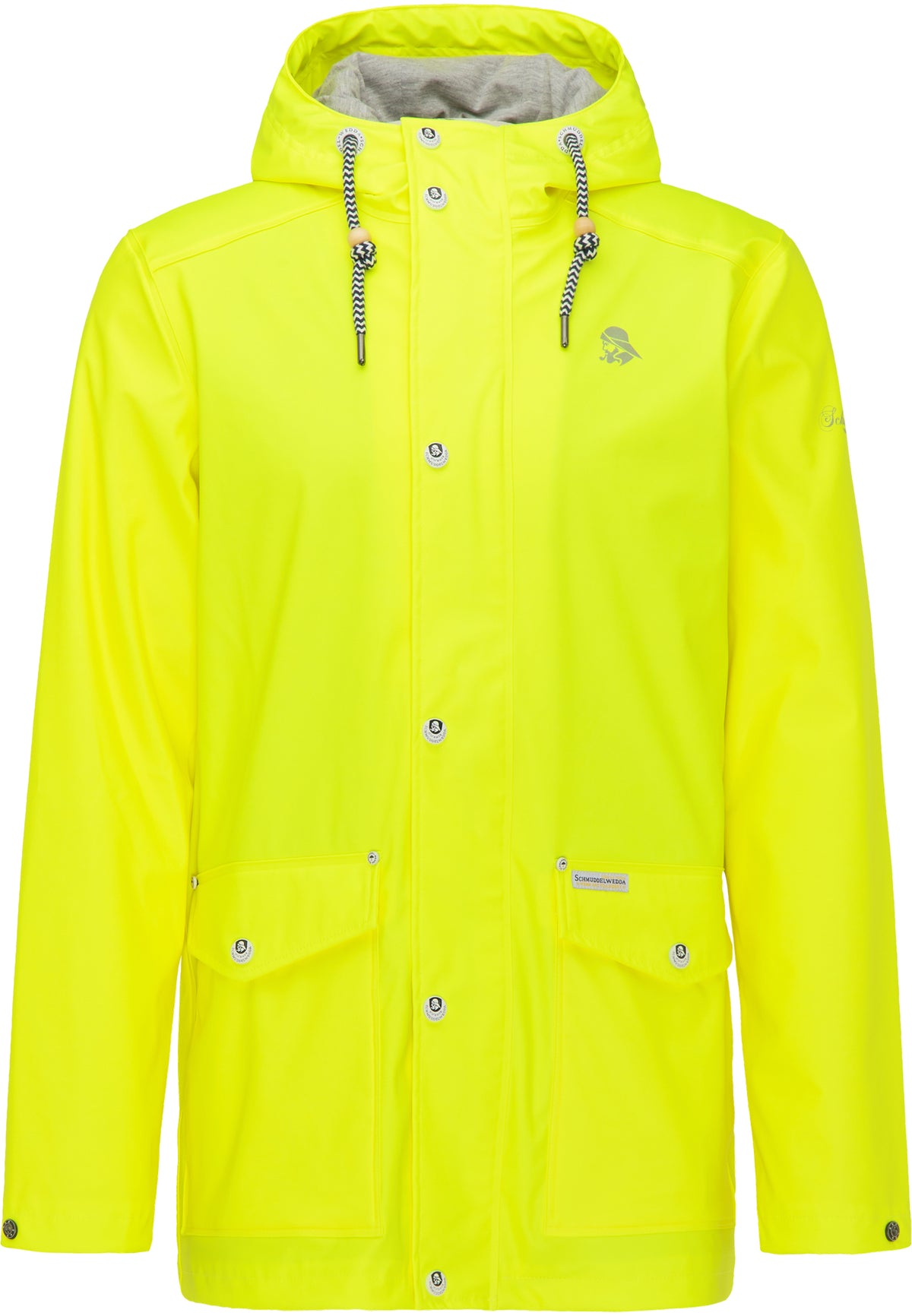Schmuddelwedda Men's Neonfarbene Regenjacke