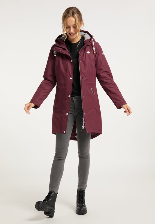 Schmuddelwedda Damen-Winterjacke mit Magic-Print