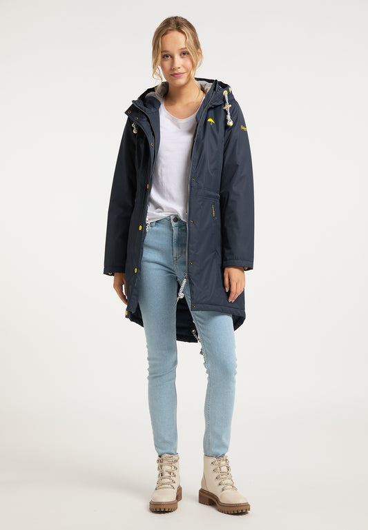 Schmuddelwedda Damen-Winterjacke mit Magic-Print