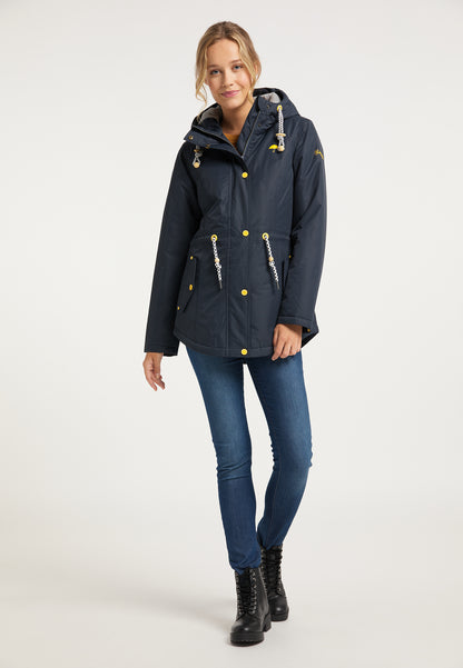 Schmuddelwedda Damen-Winterjacke mit Magic Print