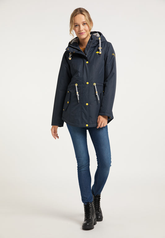 Schmuddelwedda Damen-Winterjacke mit Magic Print