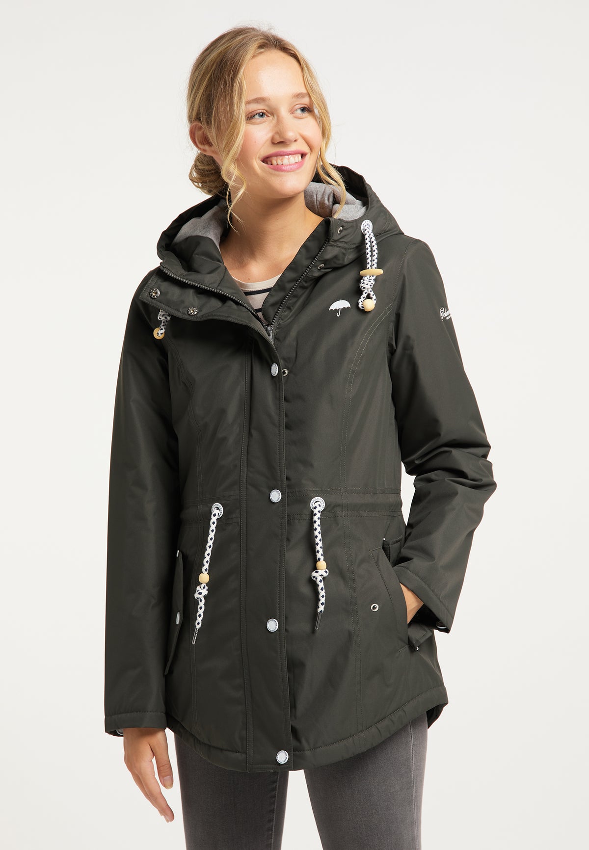 Schmuddelwedda Damen-Winterjacke mit Magic Print