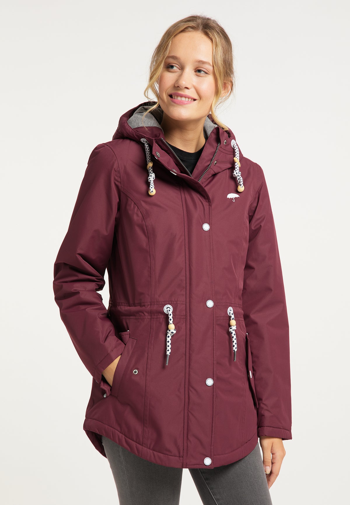 Schmuddelwedda Damen-Winterjacke mit Magic Print