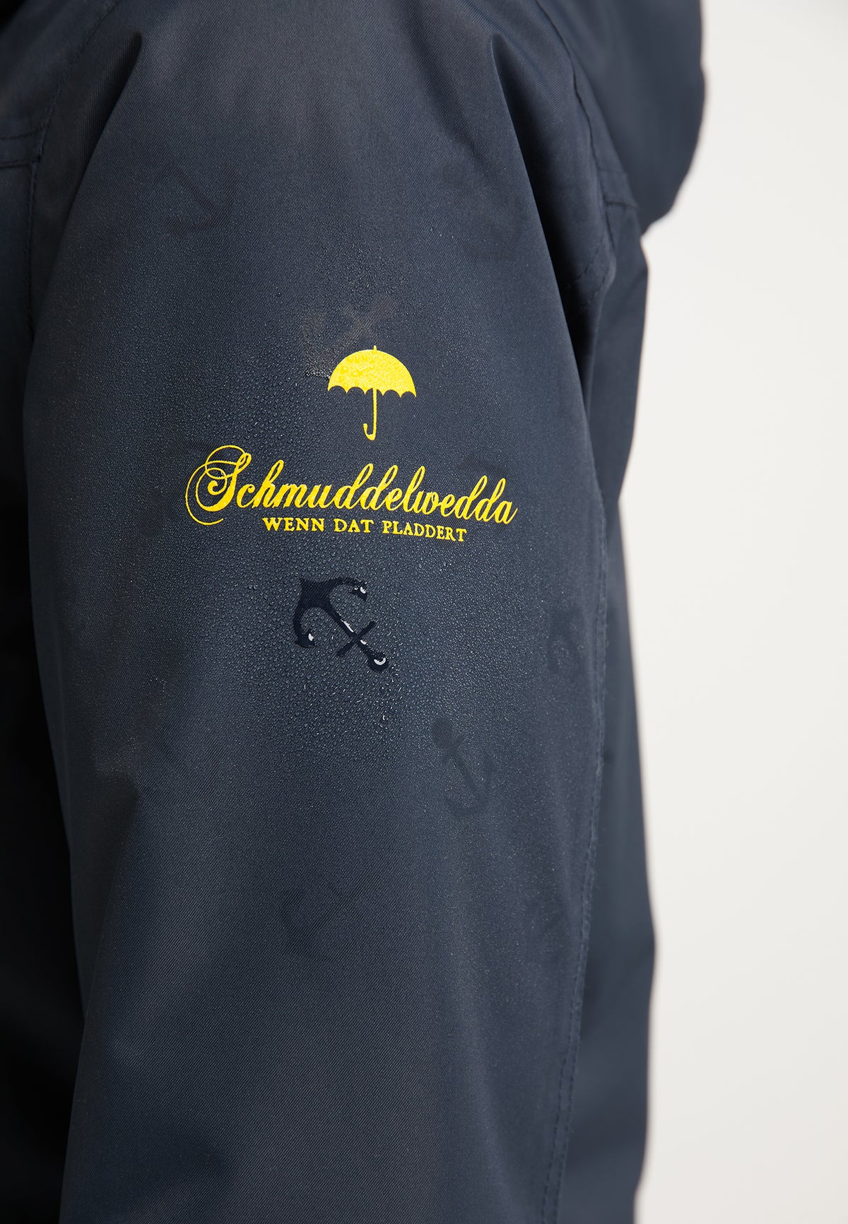 Schmuddelwedda Damen-Regenjacke mit Magic Print