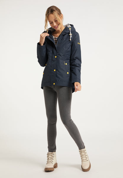 Schmuddelwedda Damen-Regenjacke mit Magic Print