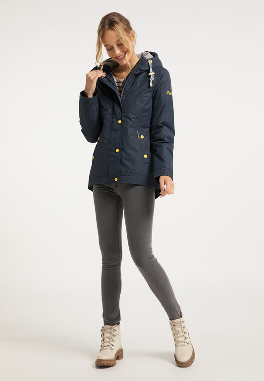 Schmuddelwedda Damen-Regenjacke mit Magic Print