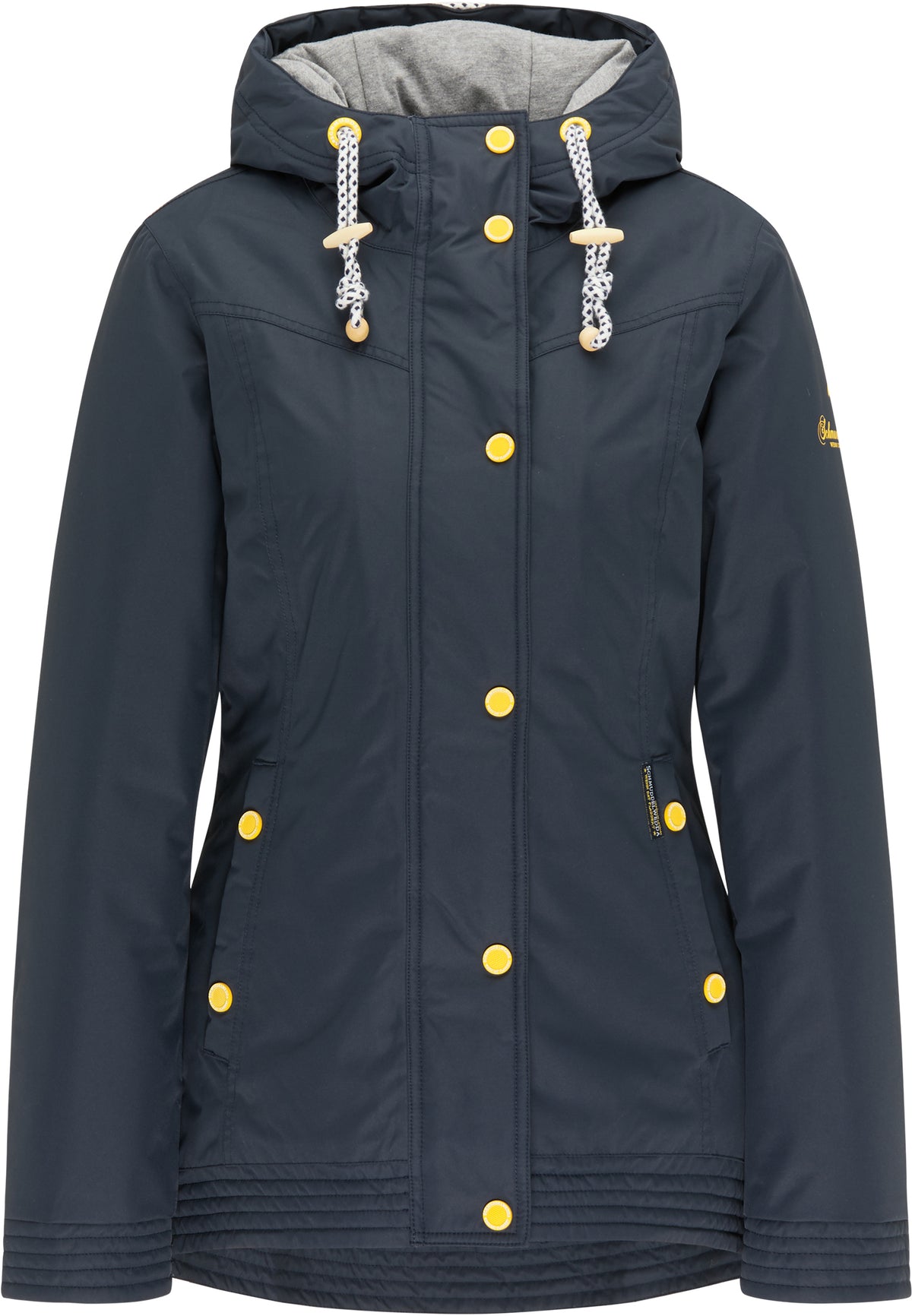 Schmuddelwedda Damen-Regenjacke mit Magic Print