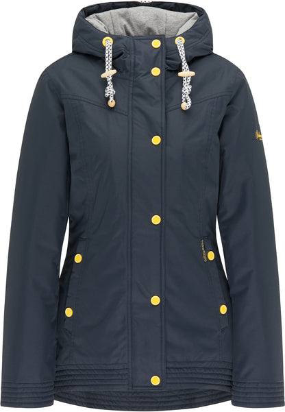 Schmuddelwedda Damen-Regenjacke mit Magic Print