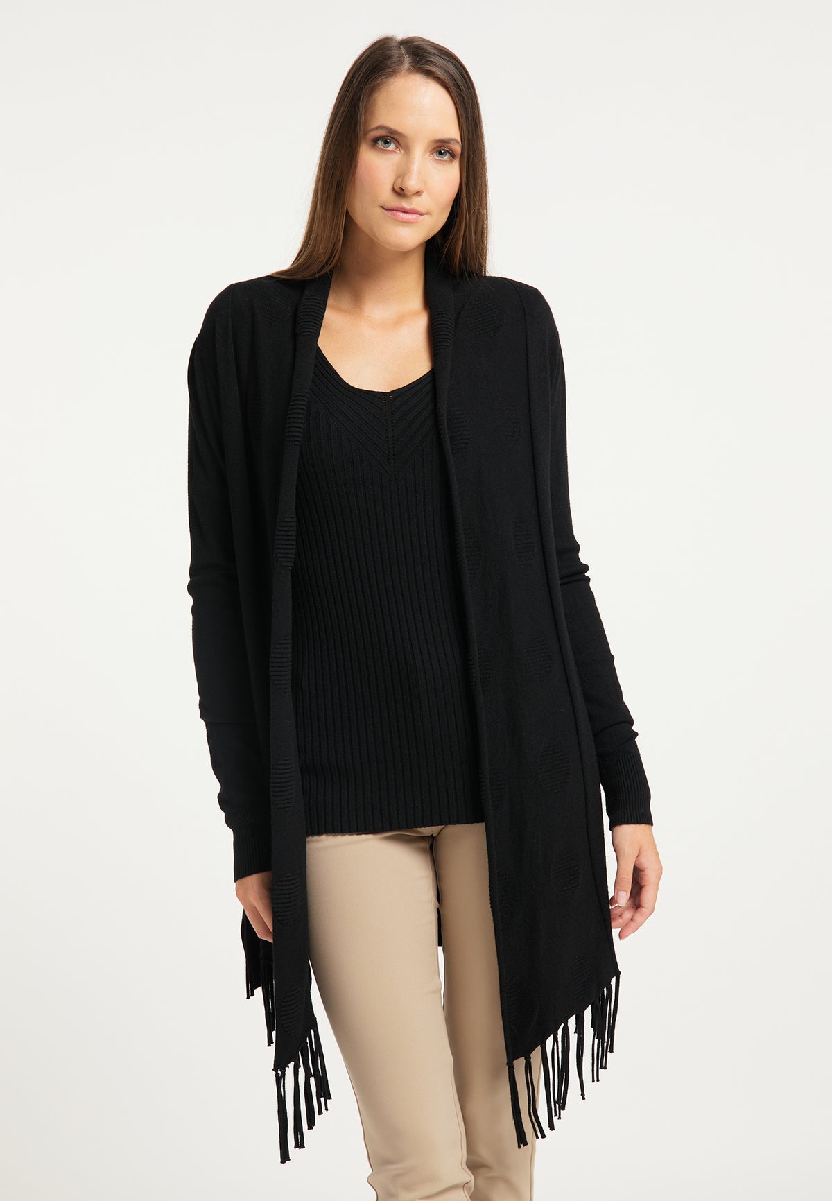 DreiMaster Klassik Damen-Strickjacke