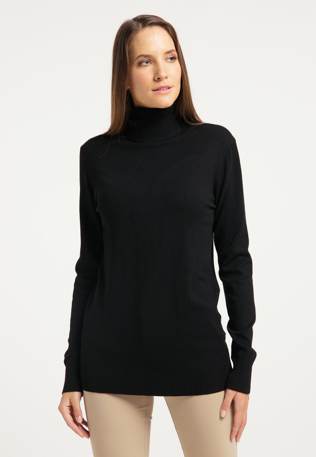 DreiMaster Klassik Damen-Rollkragenpullover