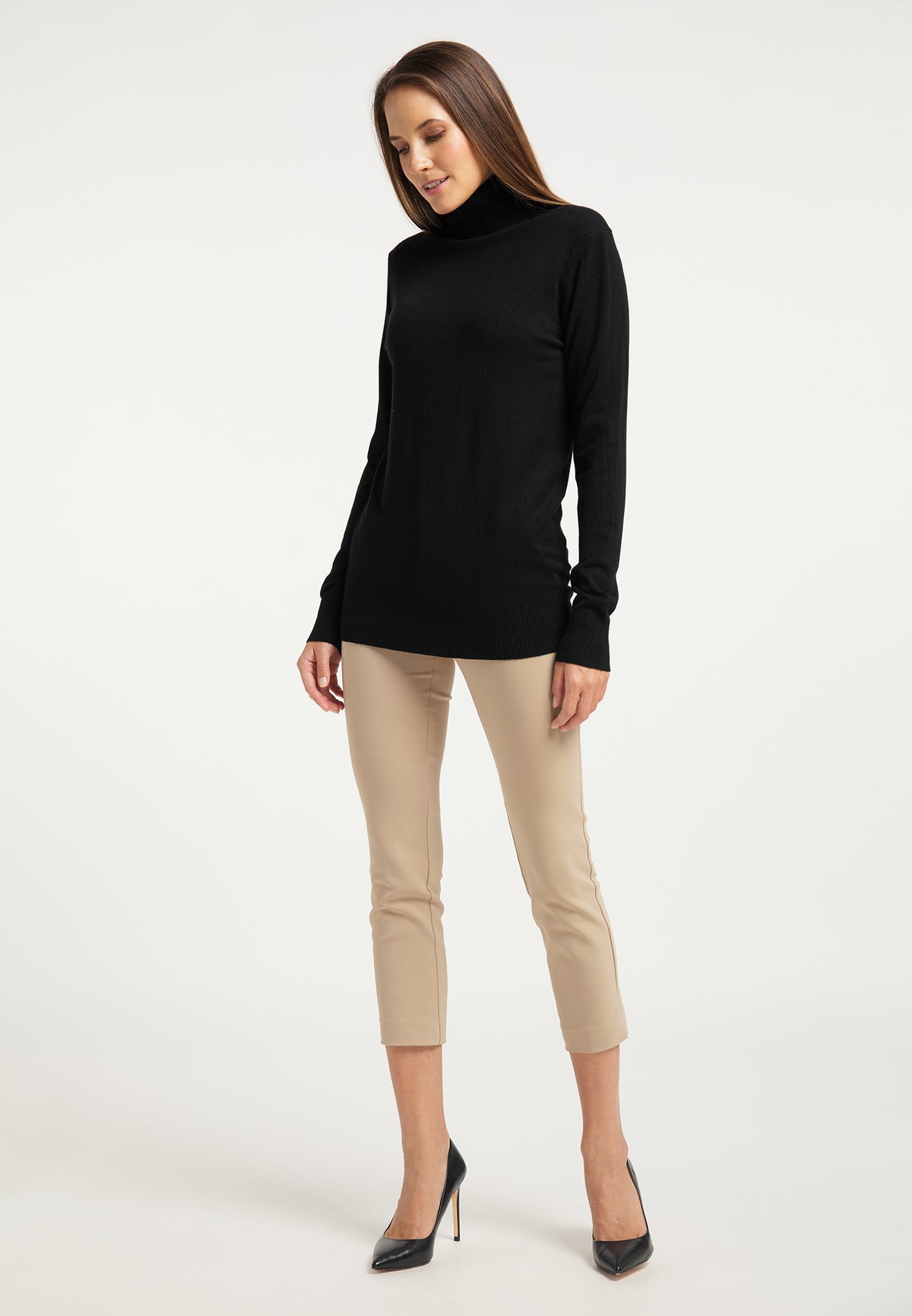 DreiMaster Klassik Damen-Rollkragenpullover