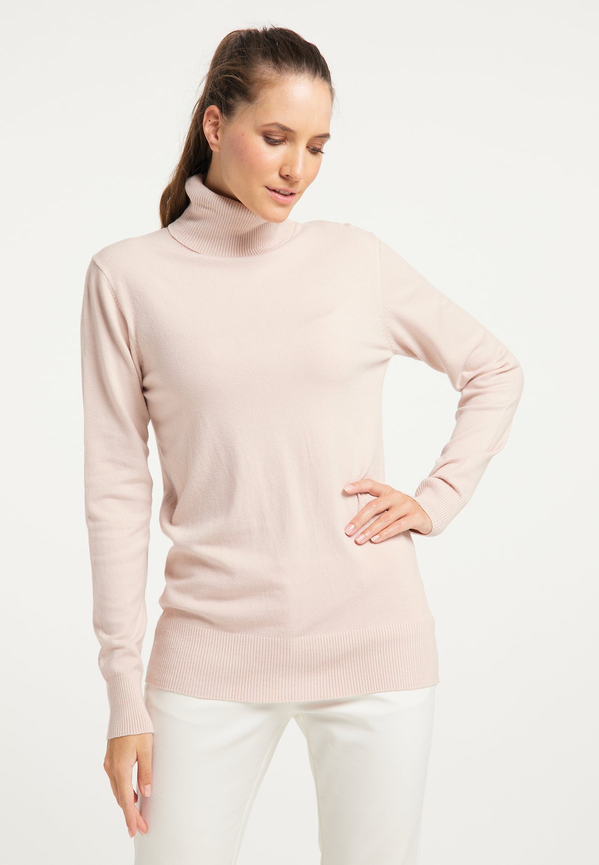 DreiMaster Klassik Damen-Rollkragenpullover