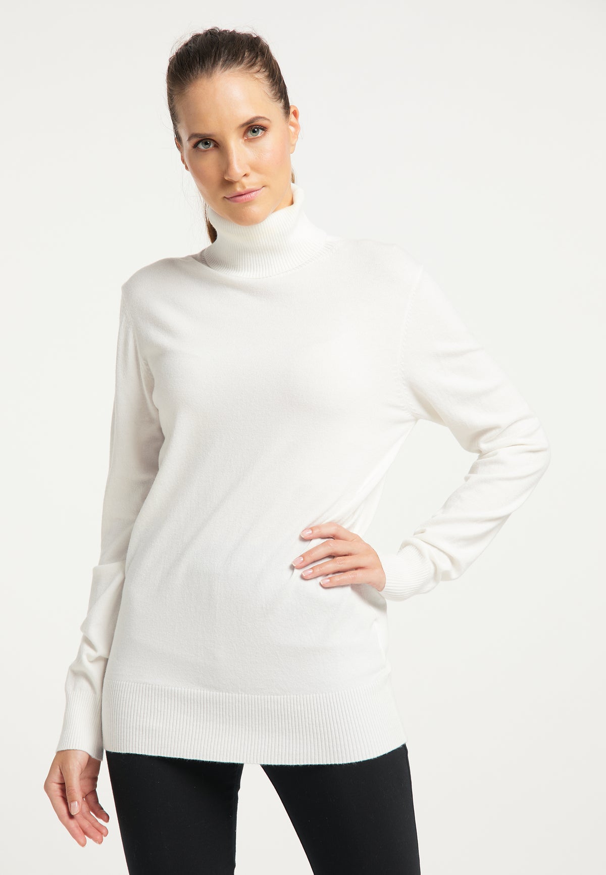 DreiMaster Klassik Damen-Rollkragenpullover