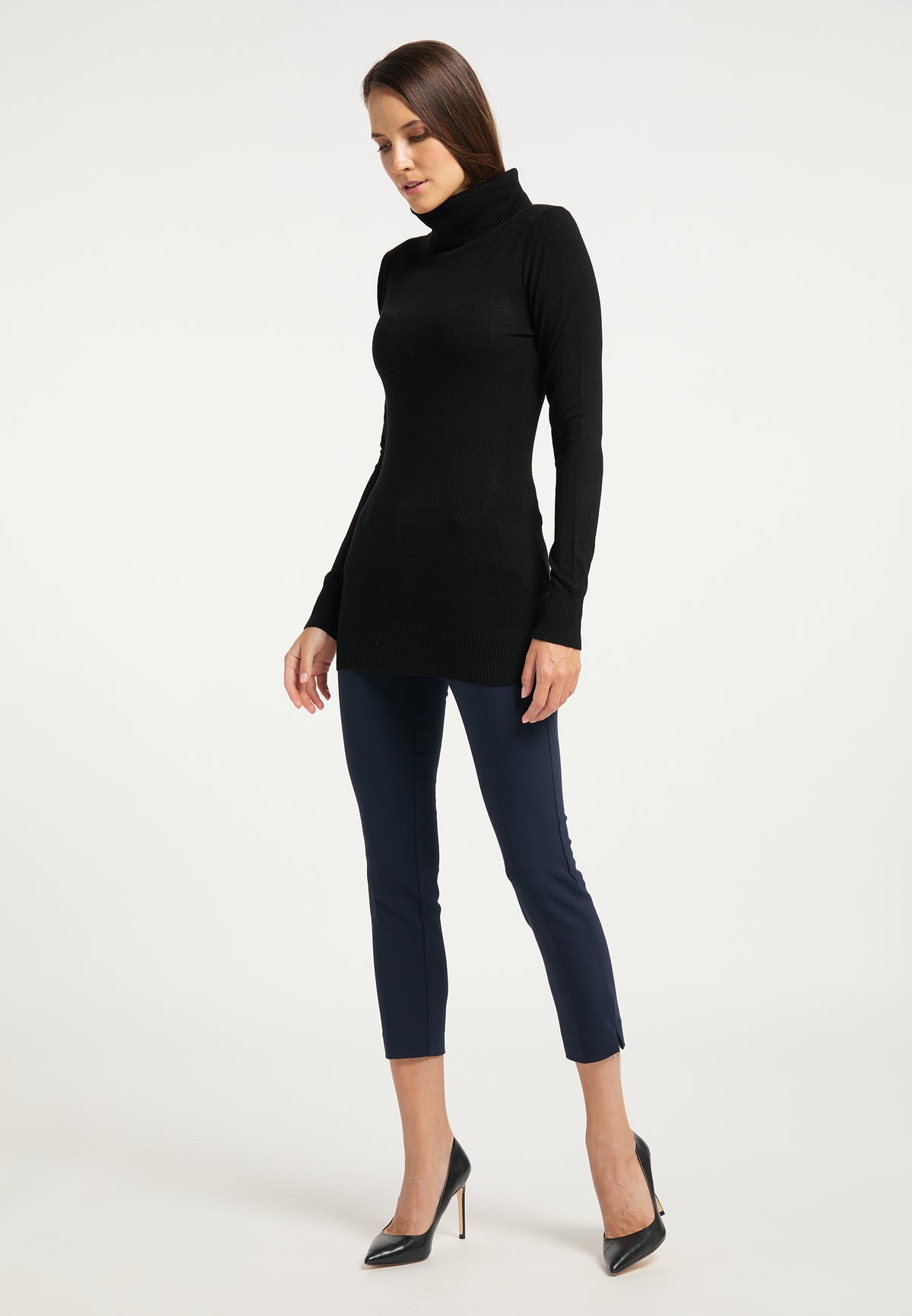 DreiMaster Klassik Damen-Rollkragenpullover