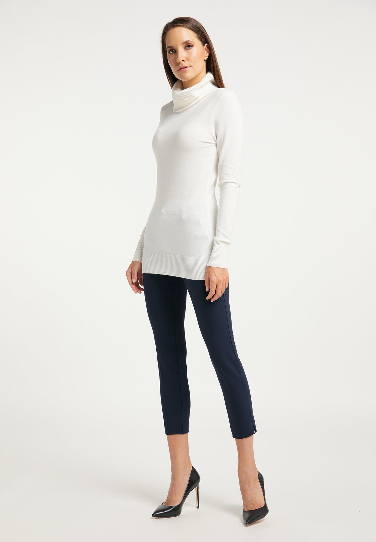 DreiMaster Klassik Damen-Rollkragenpullover