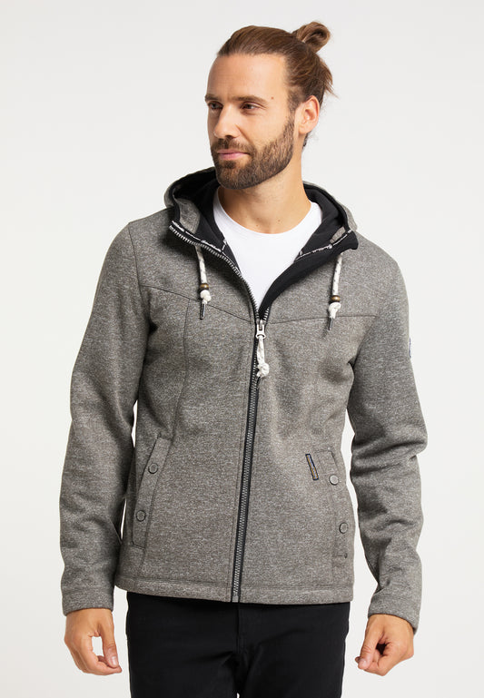 Schmuddelwedda Herren-Funktionsjacke aus Strickfleece