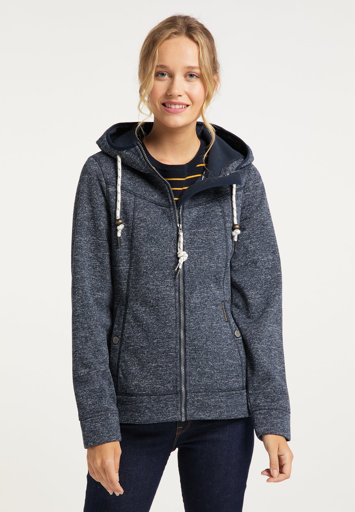 Schmuddelwedda Damen Funktionale Strickfleecejacke
