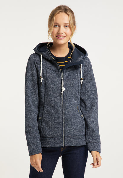 Schmuddelwedda Damen Funktionale Strickfleecejacke