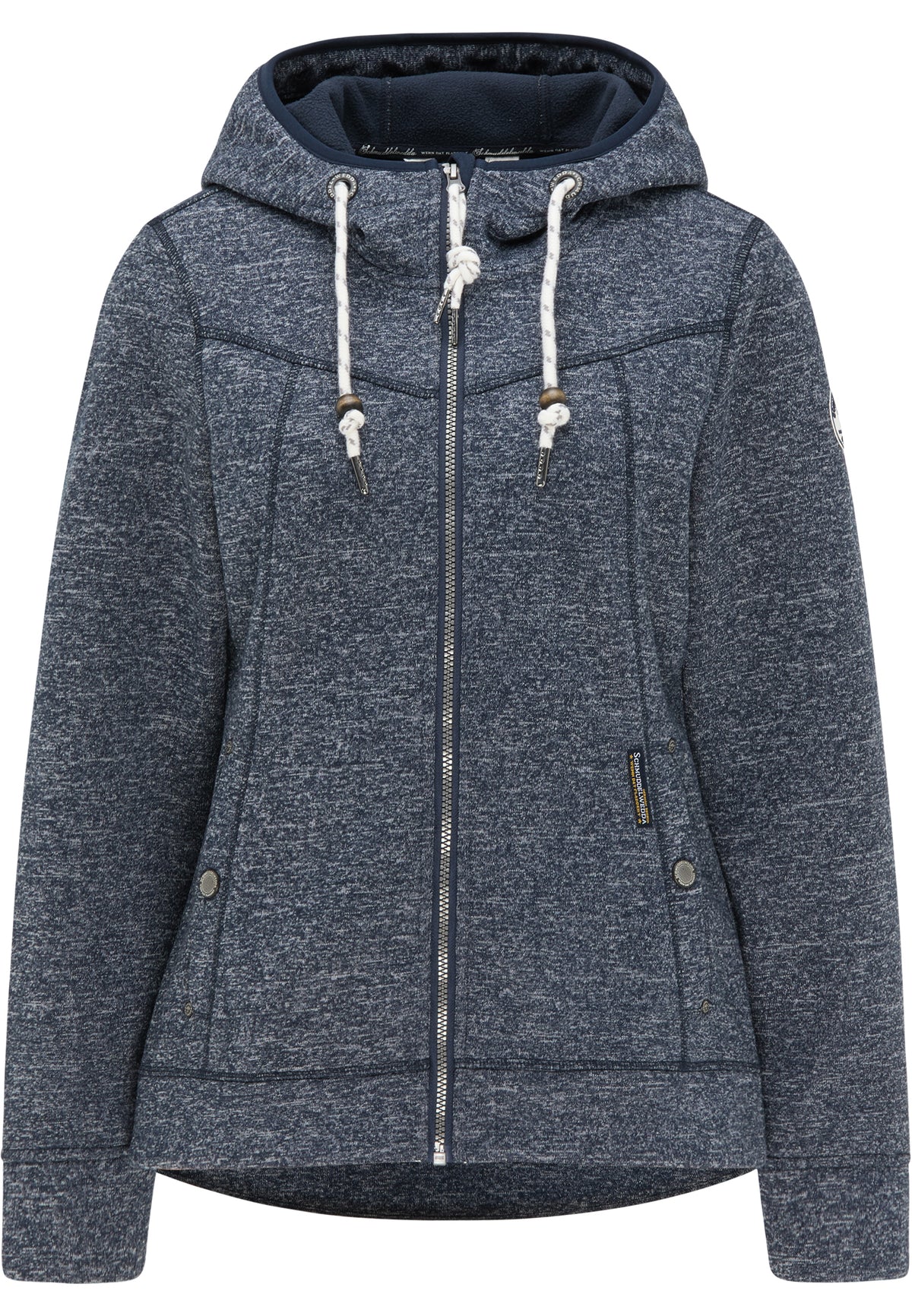 Schmuddelwedda Damen Funktionale Strickfleecejacke