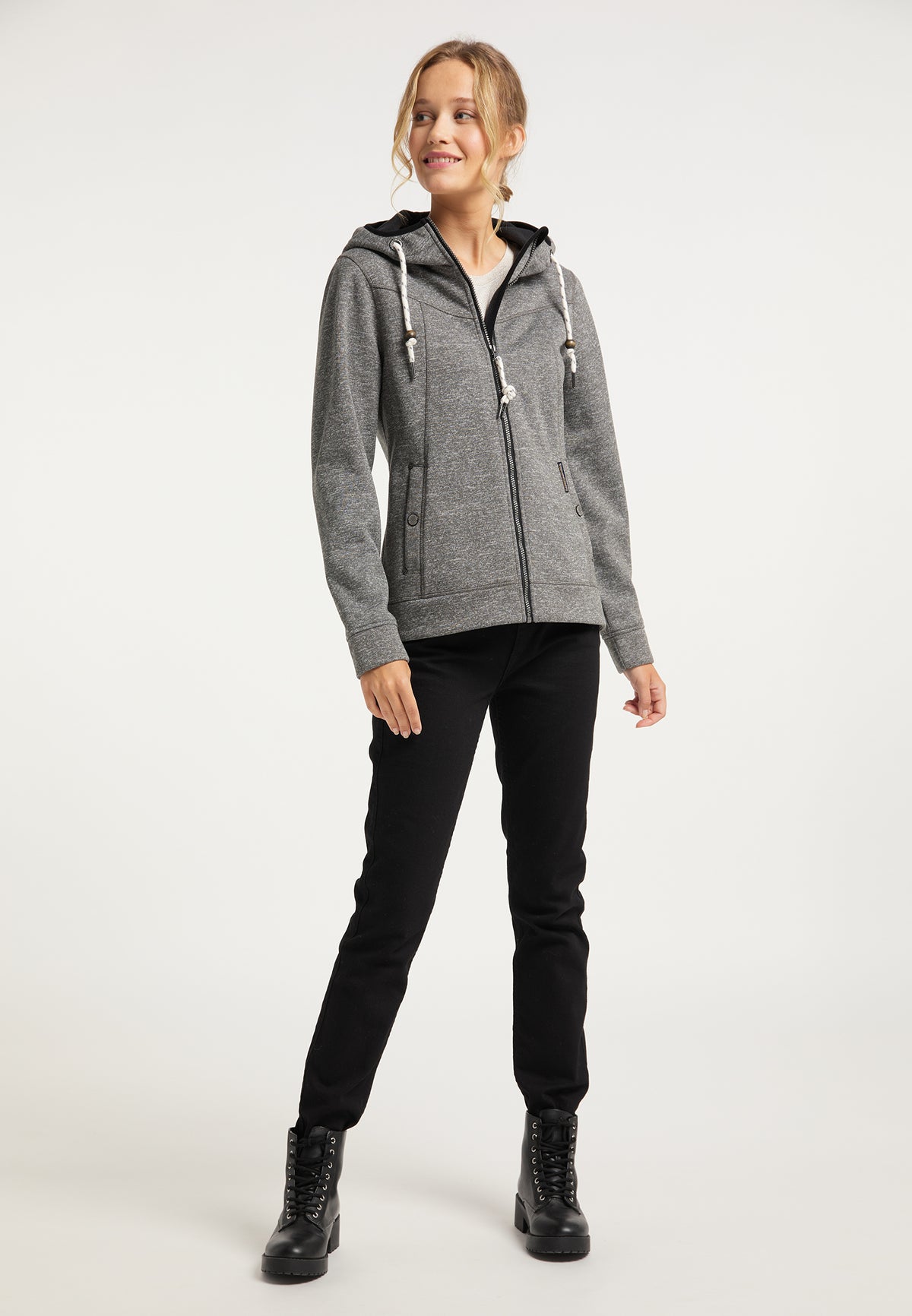 Schmuddelwedda Damen Funktionale Strickfleecejacke