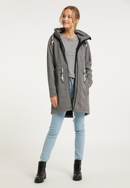 Schmuddelwedda Damen Funktionaler Strickfleecemantel
