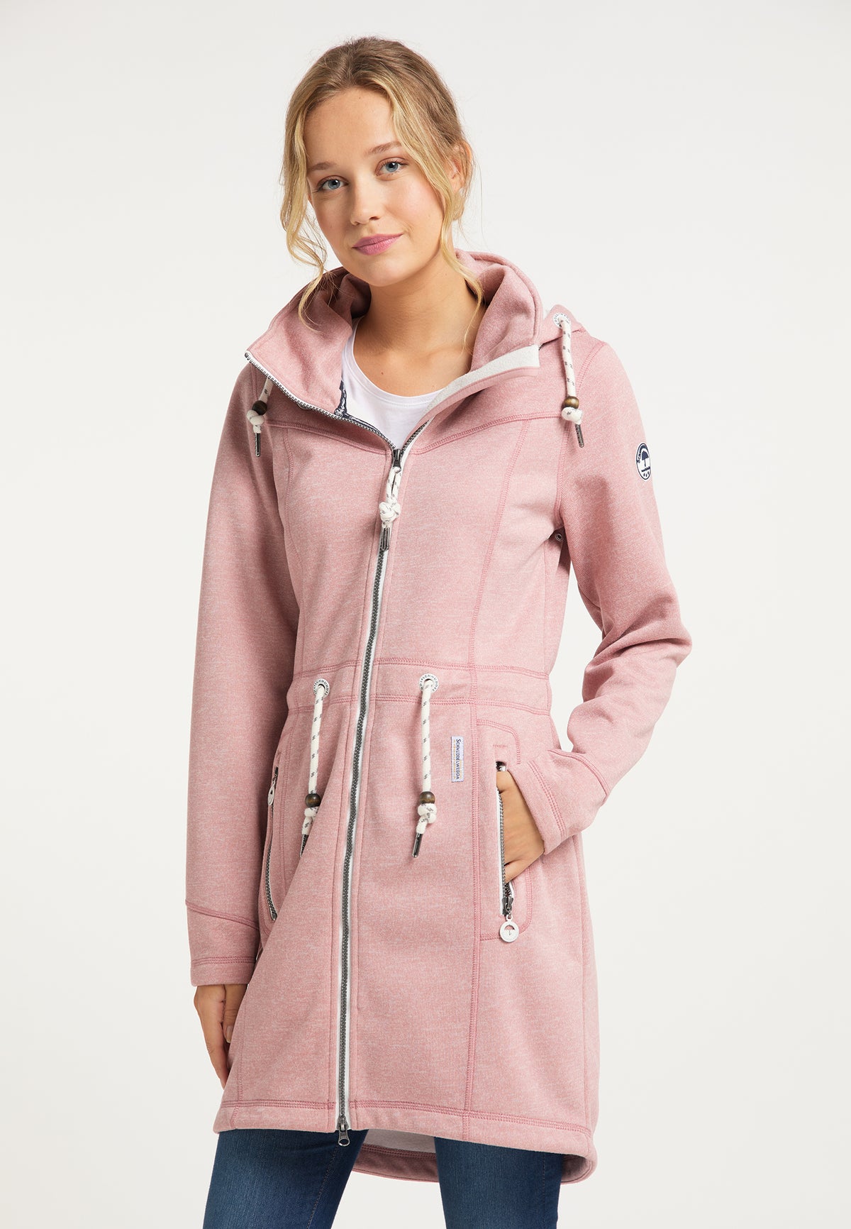 Schmuddelwedda Damen Funktionaler Strickfleecemantel