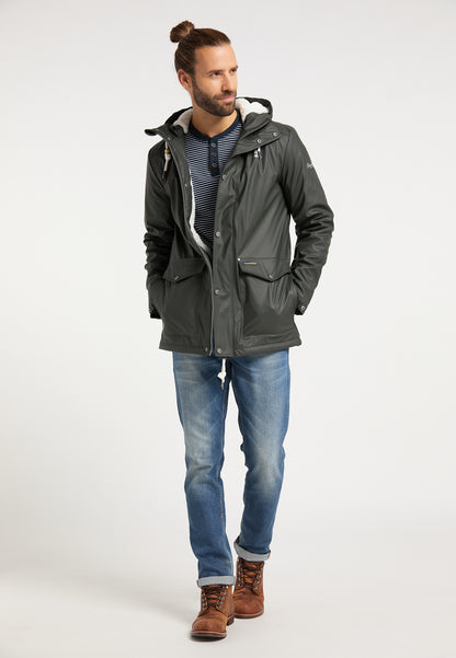 Schmuddelwedda Men's Regenjacke mit Teddyfutter