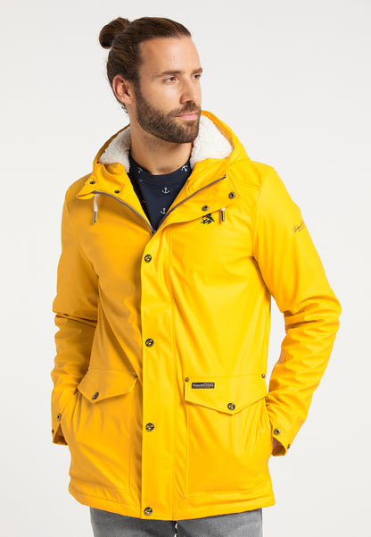 Schmuddelwedda Men's Regenjacke mit Teddyfutter