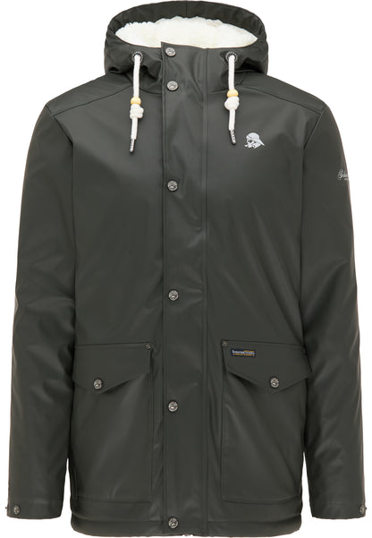 Schmuddelwedda Men's Regenjacke mit Teddyfutter