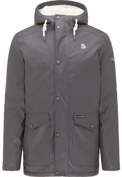 Schmuddelwedda Men's Regenjacke mit Teddyfutter