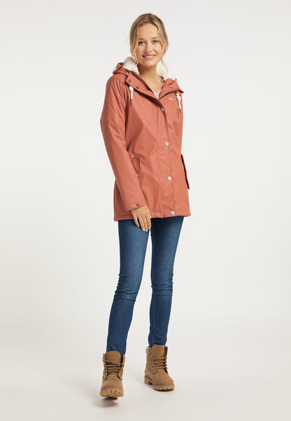 Schmuddelwedda Women's Regenjacke mit Teddyfutter