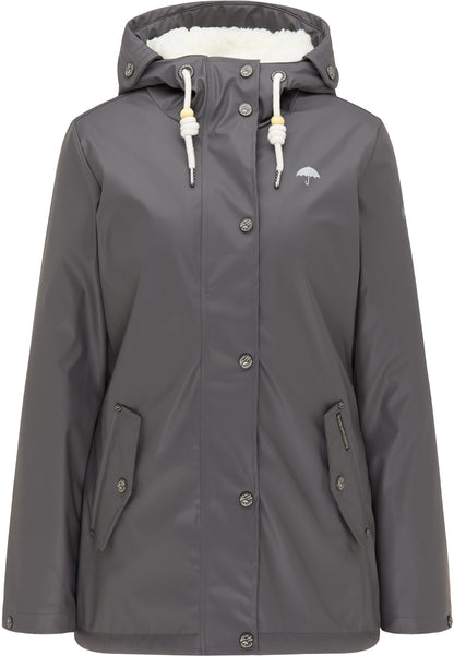 Schmuddelwedda Women's Regenjacke mit Teddyfutter