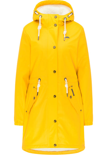 Schmuddelwedda Women's Regenmantel mit Teddyfutter