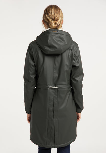 Schmuddelwedda Women's Regenmantel mit Teddyfutter