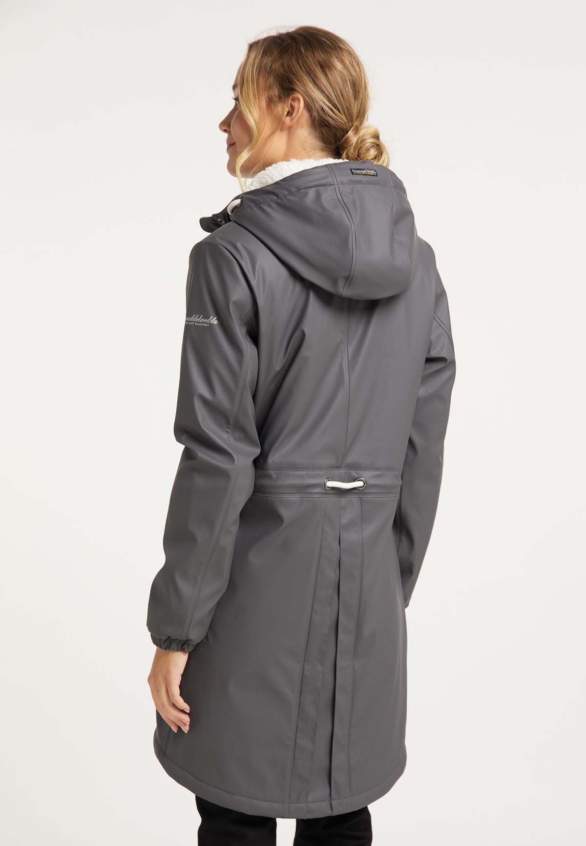 Schmuddelwedda Women's Regenmantel mit Teddyfutter