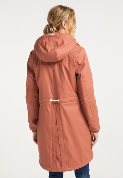 Schmuddelwedda Women's Regenmantel mit Teddyfutter