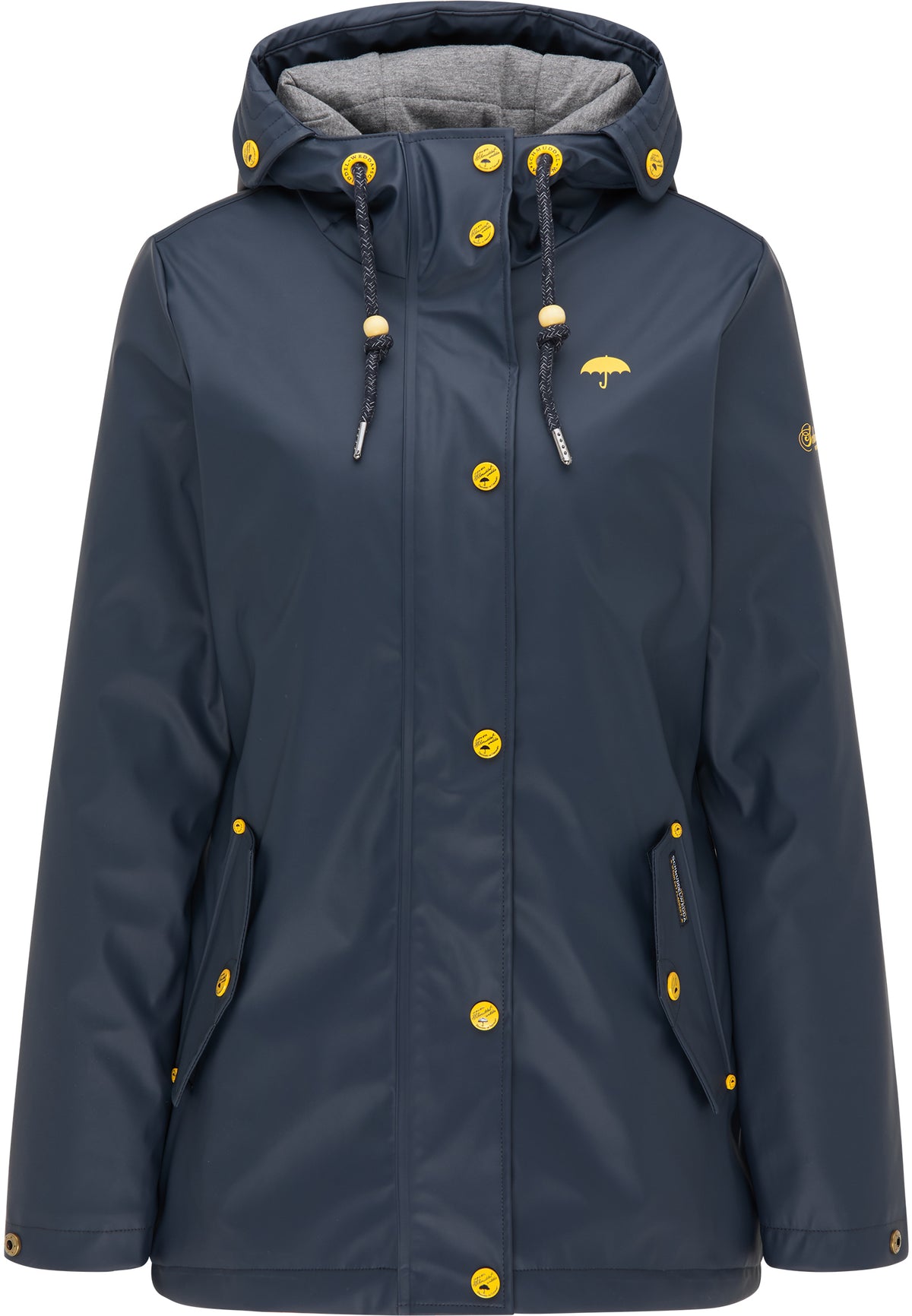 Schmuddelwedda Damen Wattierte Regenjacke