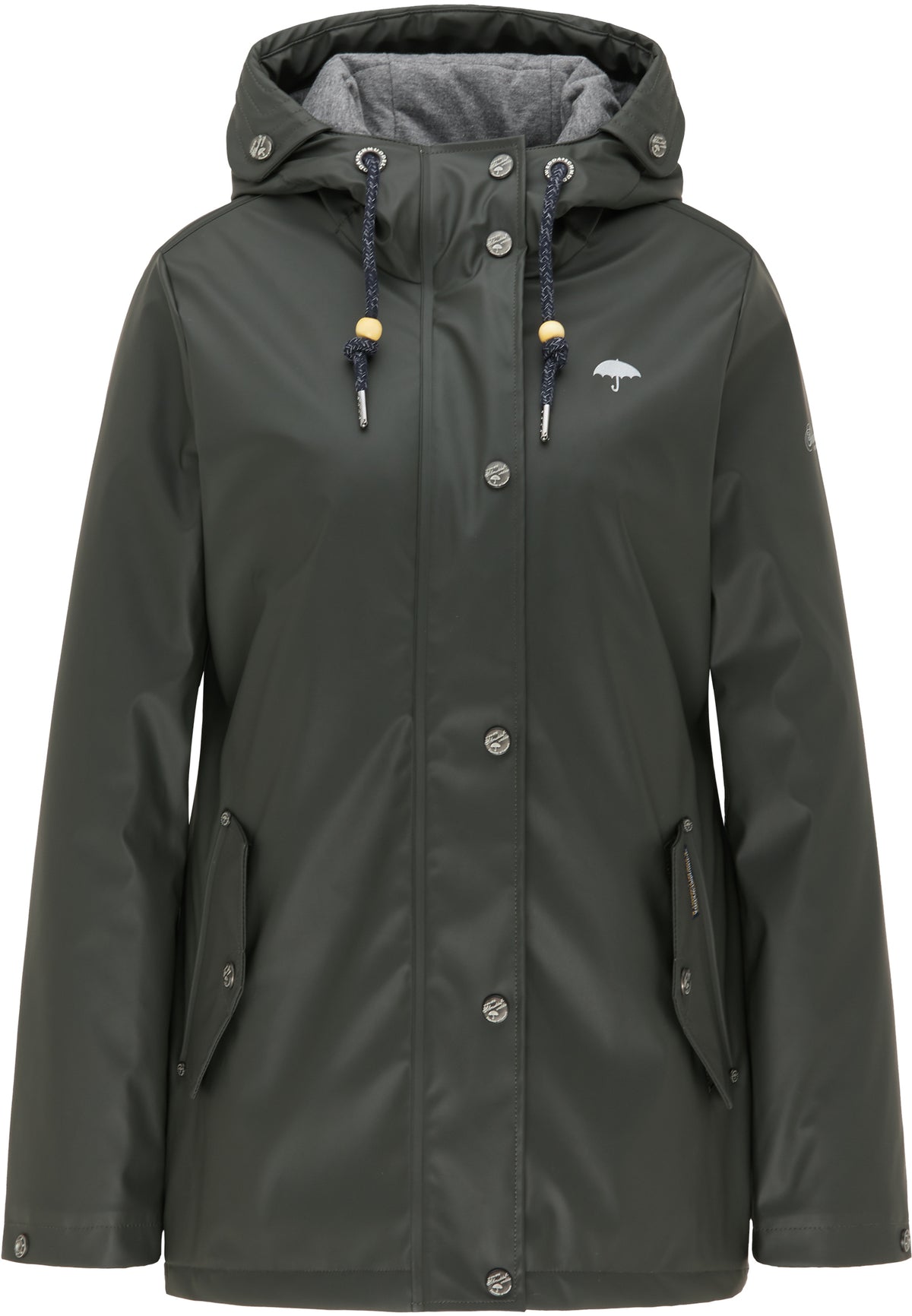 Schmuddelwedda Damen Wattierte Regenjacke