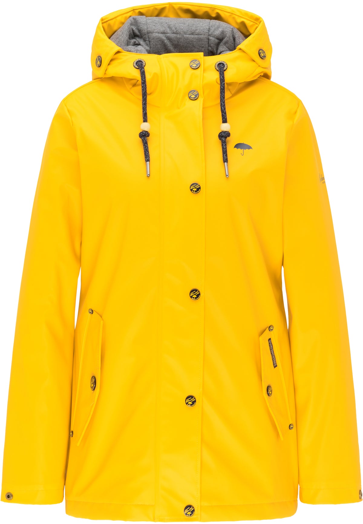 Schmuddelwedda Damen Wattierte Regenjacke